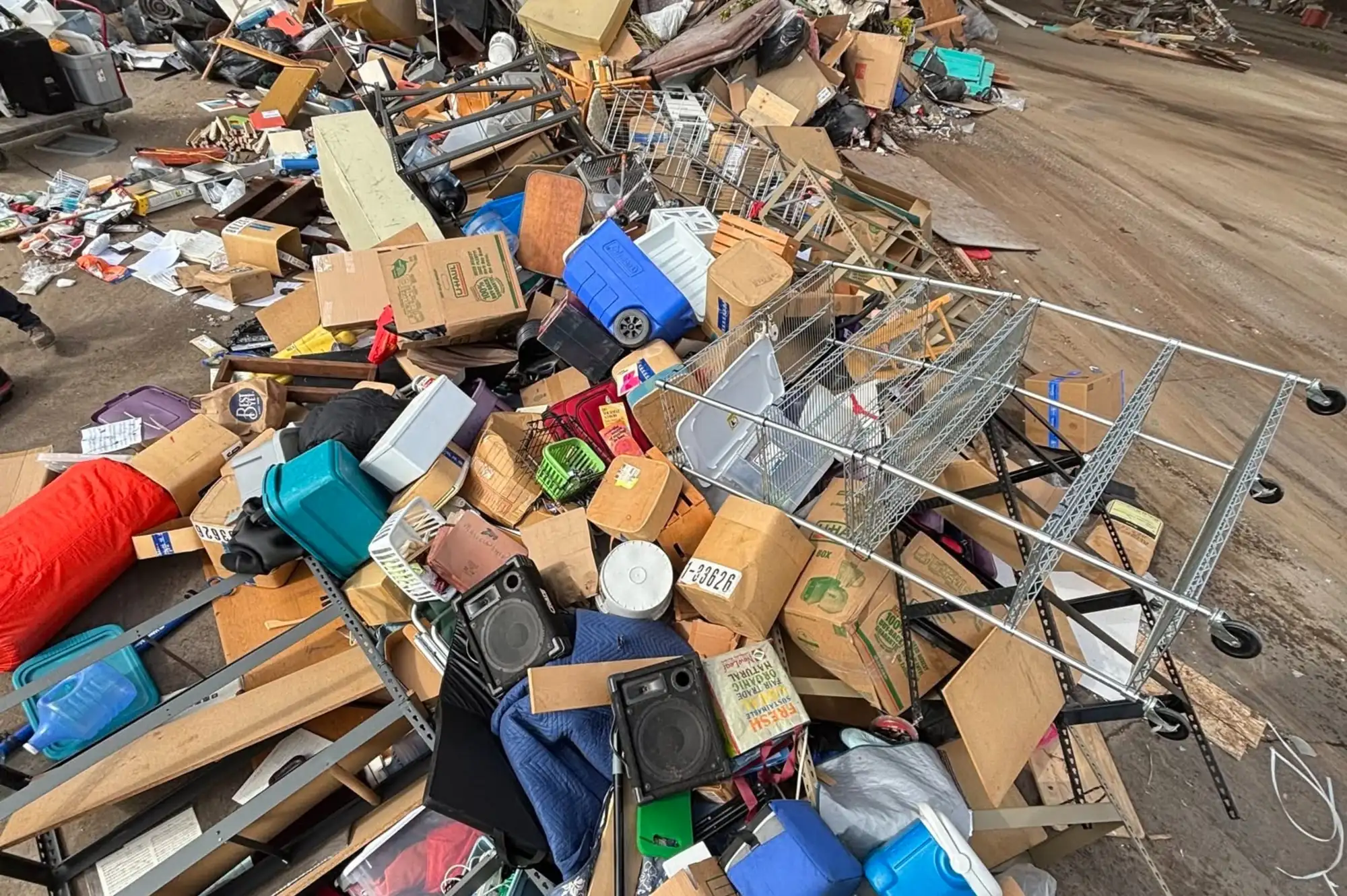Junk Removal project in eastern Hillsborough County